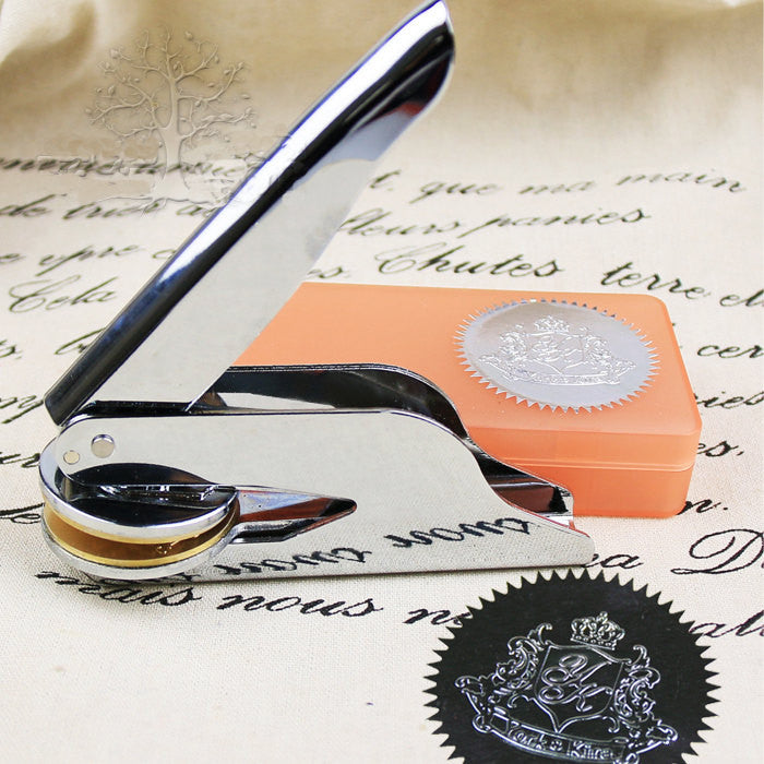 Customized Embosser Stamp / personalized embossed stamp/ – DokkiDesign